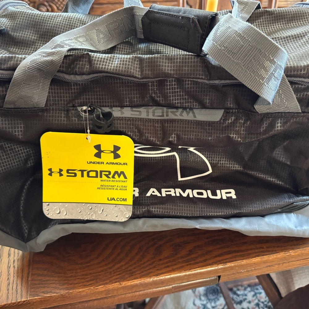 Under Armour Storm Duffel Bag - Black and Gray